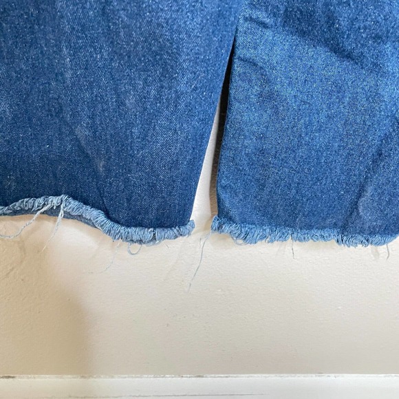 Dickies 36X34 Mens Blue Dark Wash Adjustable Strap Carpenter Overall One Piece - Picture 3 of 5